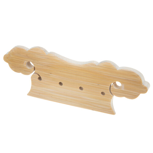 5Pcs Professional Bamboo Pipa Bridge Tailpiece Durable Musical Part 1
