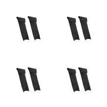 8Pcs Bbq Tool Storage Pouch Black Oxford Cloth Portable Tool Holder