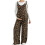 Adjustable Maternity Overalls Trousers With-leopard print XL 1