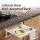 （1 pcs）Foldable Cabinet Door Storage Shelf Expandable Kitchen-S 3