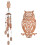 Western Decoration Rusty Animal Wind Chime-Owl 28 models 1