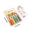 Children Wooden Letter Learning Toy Including Removable 3