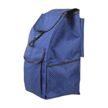 Sacola de compras com carrinho em tecido Oxford, 32 x 24,5 x 55 cm