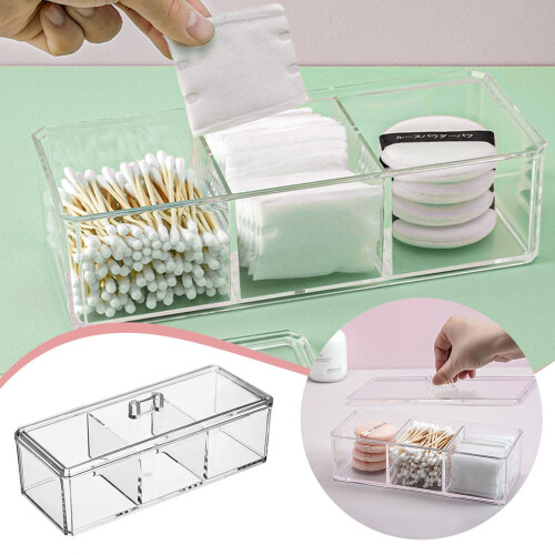 Stapelbare Teebeutel-Aufbewahrungsbox aus Acryl mit Deckel 1