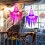 LED-häxhatt Halloweendekoration, 2 st, knallrosa 5