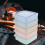 Wheat Straw Sandwich Container with Lid (5 pcs) 3