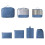 7-Piece Blue Clothing Storage Organizer Bags 2