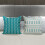 Fodere per cuscini moderne in lino, set da 4 pezzi, 45x45 cm. 4