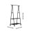 Freestanding Coat Rack with 2 Shelves and Corner Design 3