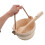 Sauna-Eimer- und Schöpfkellen-Set aus Holz 5