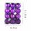 Christmas Ball Ornaments Purple 48PCS 5