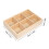 Porte-sachets de thé en bois à 6 compartiments 2