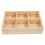 Porte-sachets de thé en bois à 6 compartiments 5