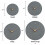 16" Modern Silent Wall Clock – White Face, Wooden Hands 3