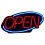 Letreiro de LED Neon ABERTO de 24x12 polegadas 1