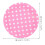 60 Pack Round Dot Paper Dessert Plates 2