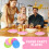 60 Pack Round Dot Paper Dessert Plates 3