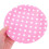 60 Pack Round Dot Paper Dessert Plates 5