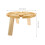 Picknicktisch aus Holz, hellgelb, 1 Set 4