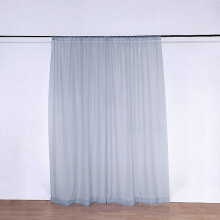 Průhledné voálové závěsy na pozadí, 2 panely, 1,5 m x 3 m