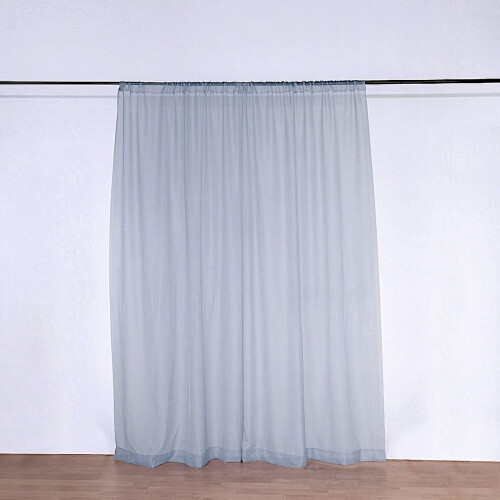Sheer Voile Backdrop Curtains 2 Panels 5ft x 10ft