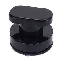 Maniglia per porta in vetro con ventosa – ABS, 6,4 cm
