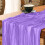 Boho Gauze Table Runner Dark Purple 35 x 71 Inch 1