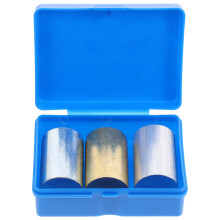 Conjunto de cilindros de densidade para estudos de física - Cobre, Ferro e Alumínio - 3 peças