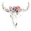 Resin Wall Sculpture with Embossed Flower Succulent Design 1