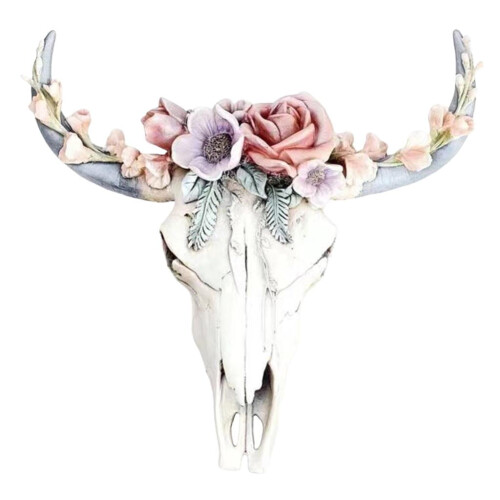 Resin Wall Sculpture with Embossed Flower Succulent Design