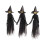 Glödande Halloween-häxtrio som håller händer 2