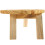 Outdoor Side Table Light Yellow Simple Design 1 Set 1