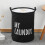 Plátěný pytel na prádlo Heavy Duty Cotton 43l černý 4