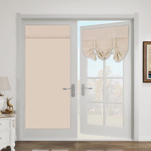 Thermal Insulated Door Curtain 26 x 68 Inch Beige