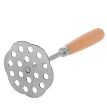 Kartoffelstampfer aus Edelstahl mit Holzgriff
