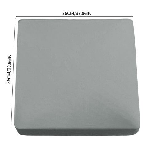 Gray Stretch Tablecloth 86 x 86 cm 2