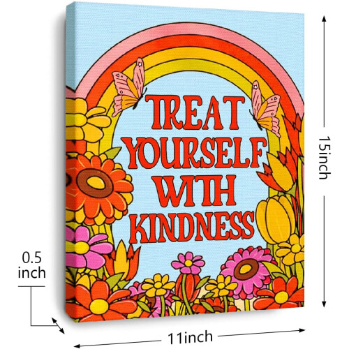 Self-Love Canvas Wall Art 11x15 Inch 1