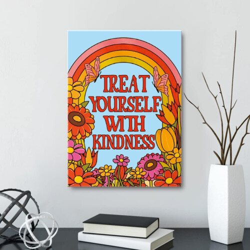 Self-Love Canvas Wall Art 11x15 Inch 2