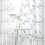 White leaf sheer curtains with embroidered leaves, 38 x 63 2