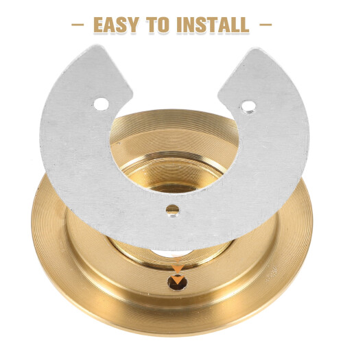 Golden Lampshade Fixing Ring 50mm Outer Diameter 1