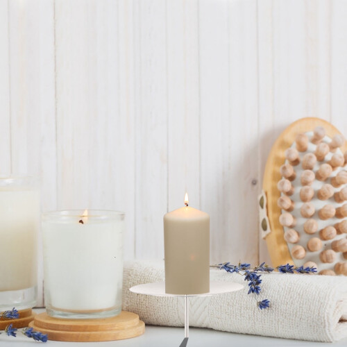 Metal Candle Holders 8-Piece Iron Tealight Stand 1