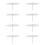 Metal Candle Holders 8-Piece Iron Tealight Stand 3