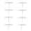 Metal Candle Holders 8-Piece Iron Tealight Stand 4