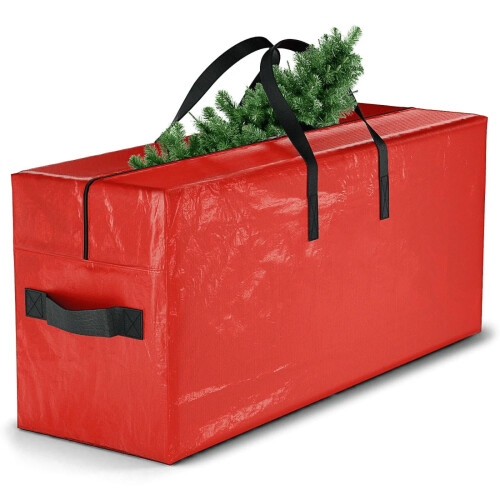 Heavy Duty Christmas Tree Storage Bag, Red 2