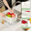 5-Piece Airtight Fridge Fruit Containers with Colanders 2