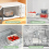 5-Piece Airtight Fridge Fruit Containers with Colanders 5