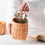 Hand-Woven Bamboo Hanging Basket – 6.1 in 5