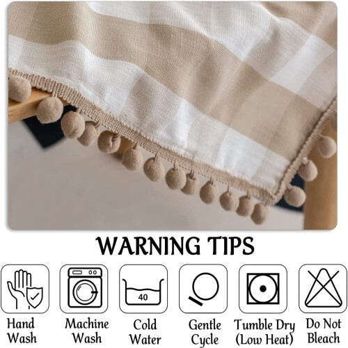Buffalo Plaid Tablecloth Linen Look Rectangular 60x84 in 2