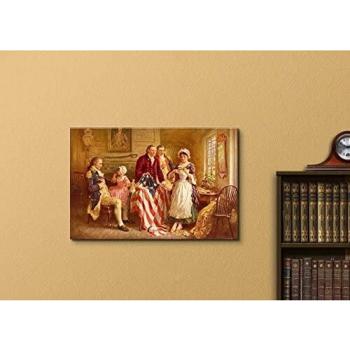 Betsy Ross1777Tela Impressa para Parede24x20 polegadas 1
