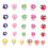 Mini Resin Mushroom Ornaments 45 pcs 5